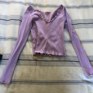 Free People Easy to Love Top in Lavender